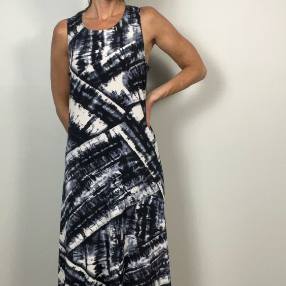 Attitudes by Renée Maxi Dress – L Black/Grey/White - Picture 15 of 15